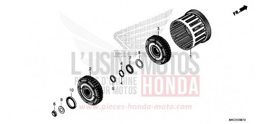 EMBRAYAGE (DCT) GL1800DAK de 2019